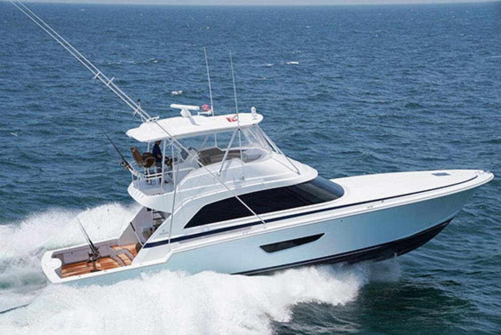 Launch Of New Bertram 61 Convertible Miami International Yacht Sales
